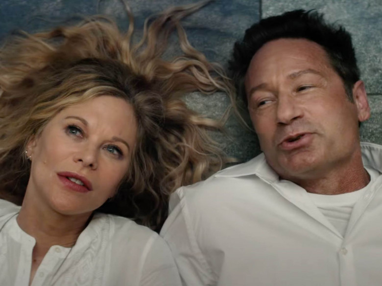 Meg Ryan și David Duchovny în filmul „What Happens Later”/ Profimedia