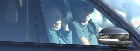 *EXCLUSIVE* Bruce Willis is seen cruising around Brentwood