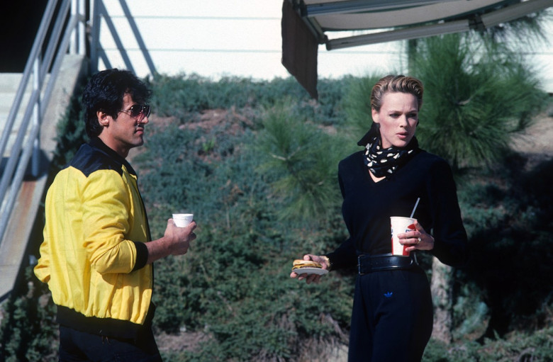 Brigitte Nielsen și Sylvester Stallone