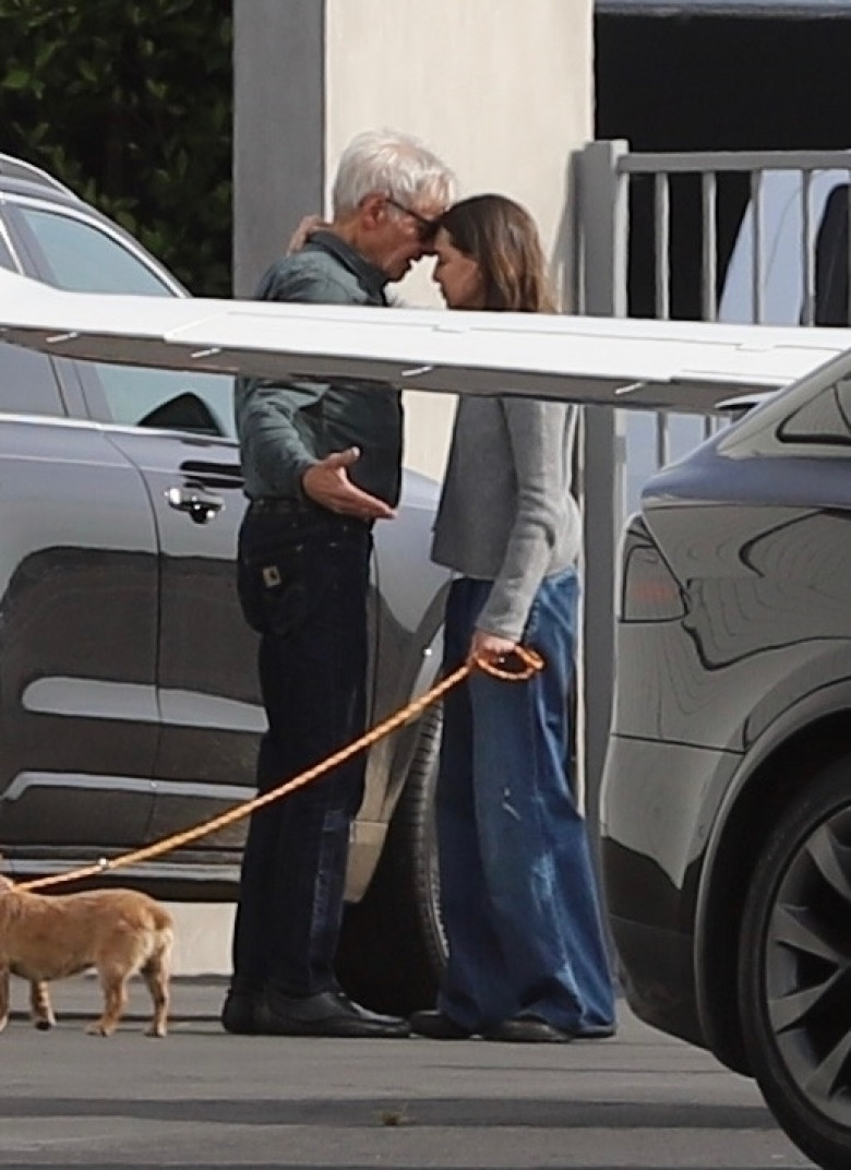 Harrison Ford și soția lui, Calista Flockhart