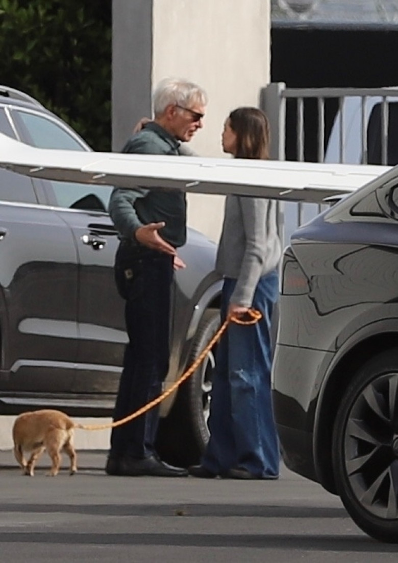 Harrison Ford și soția lui, Calista Flockhart