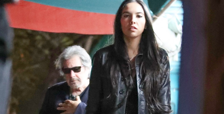 *EXCLUSIVE* Al Pacino and Noor Alfallah arrive for a dinner date at Pace in LA