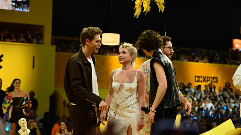 Austin Butler, Florence Pugh și Timothee Chalamet