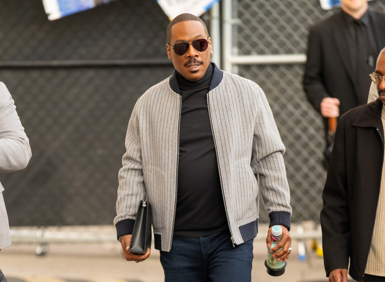 Celebrities at the 'Jimmy Kimmel Live!' studios