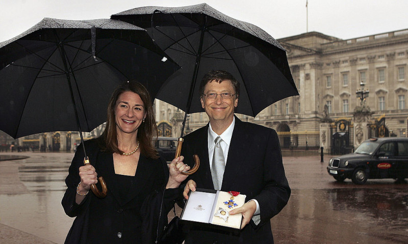 Bill și Melinda Gates, Londra, 2005