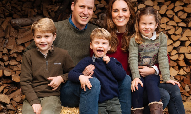 Prince William and Catherine Duchess of Cambridge Christmas card, Anmer Hall, Norfolk, UK - 16 Dec 2020