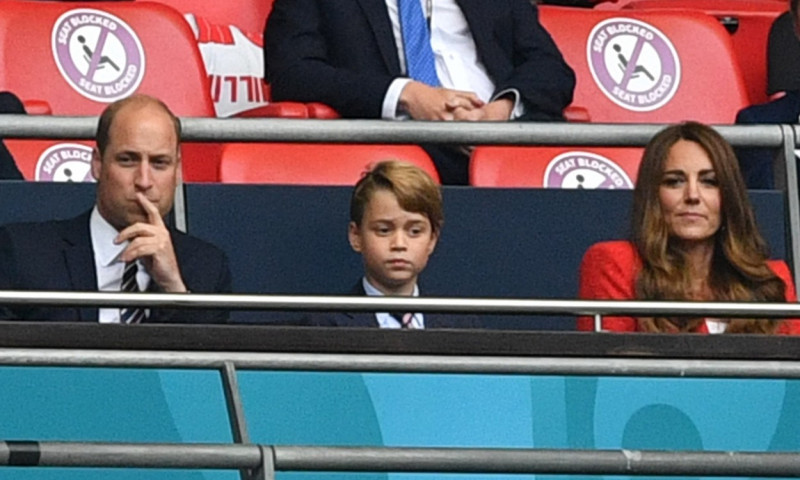 printul george in tribunele wembley