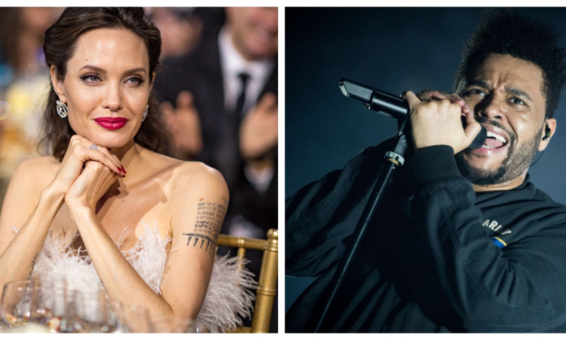 The Weeknd și Angelina Jolie
