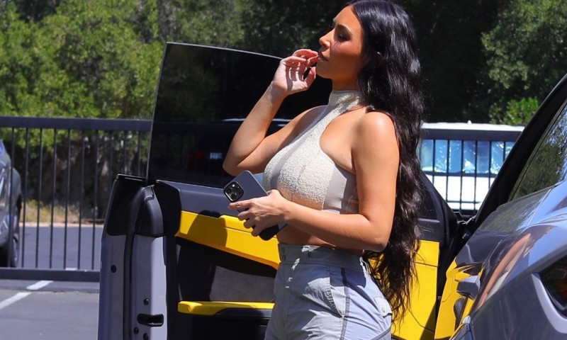PREMIUM EXCLUSIVE: Kim Kardashian has added to her incredible car collection - after snapping up a $600,000 one of a kind Lamborghini