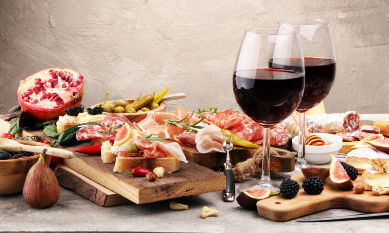 Italian,Antipasti,Wine,Snacks,Set.,Cheese,Variety,,Mediterranean,Olives,,Pickles,