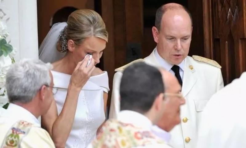 Prințesa Charlene a plâns la nunta cu Prințul Albert