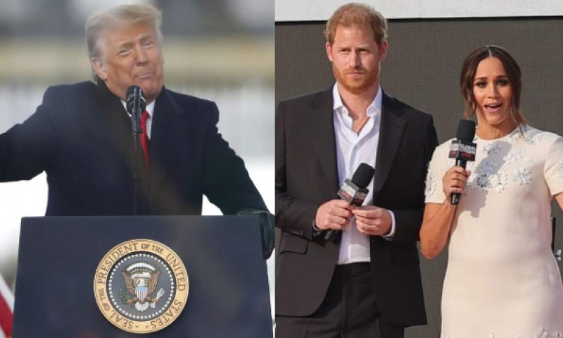 donald trump, printul harry si meghan markle