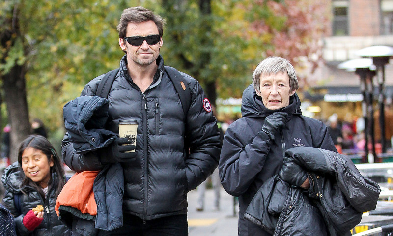 Hugh Jackman and his Mom have a Good Laugh Hugh Jackman
