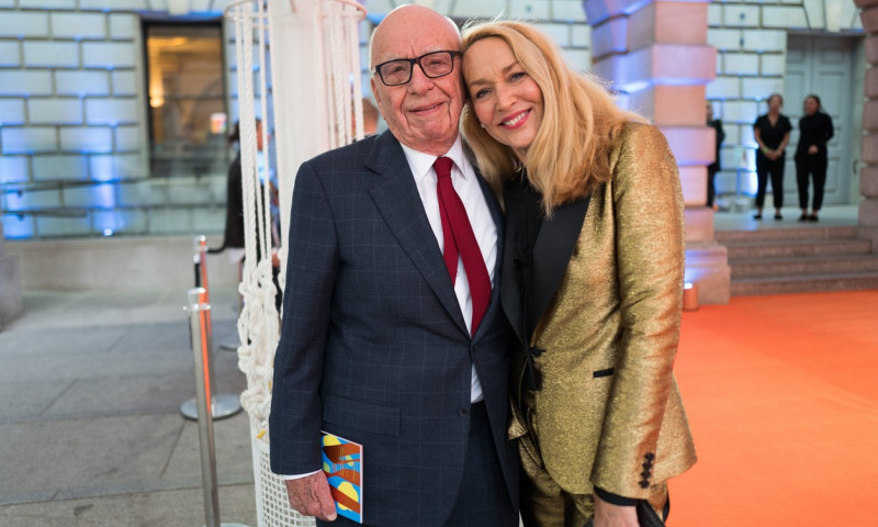 Jerry Hall și Rupert Murdoch