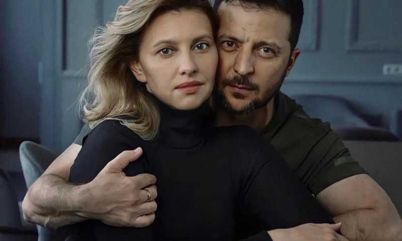 Volodimir Zelenski și Olena Zelenska au pozat pentru Vogue/ Instagram
