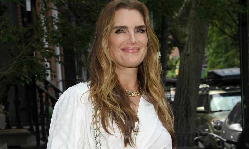 EXCLUSIVE - Brooke Shields on her way to lunch, New York, California, USA - 16 Jul 2022