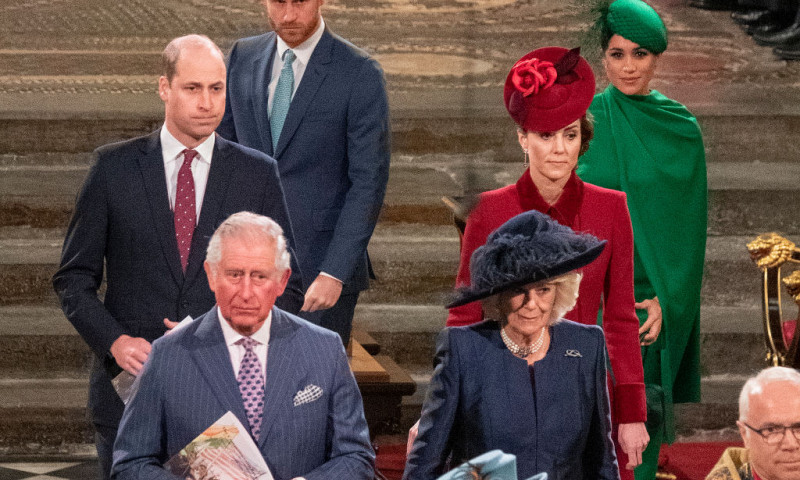 Prințul Harry și Meghan Markle, alături de Camilla