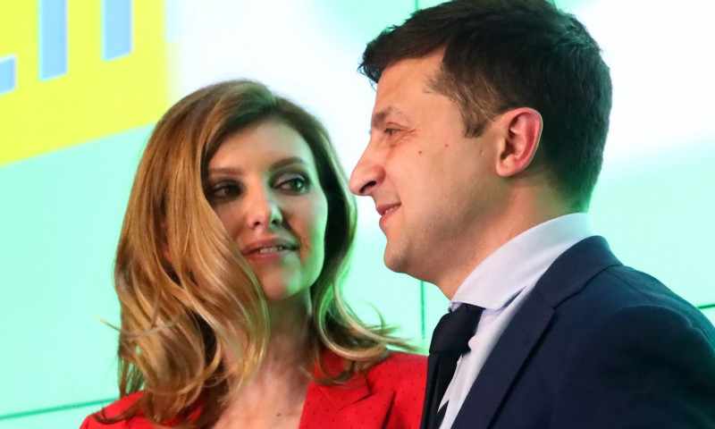 Cine este Olena Zelenska, soția președintelui ucrainean. Volodimir Zelenski  și prima doamnă se iubesc din facultate și au doi copii