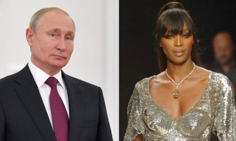 Vladimir Putin, Naomi Campbell
