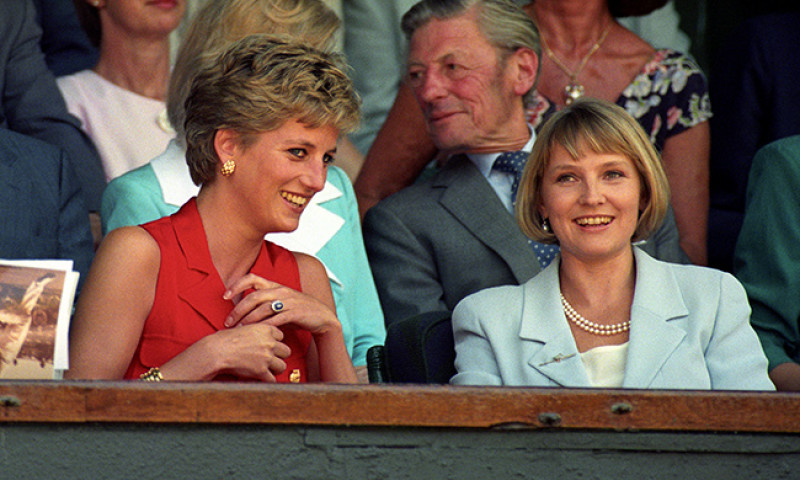 Julia Samuel și prințesa Diana/ Getty Imagessi printesa Diana