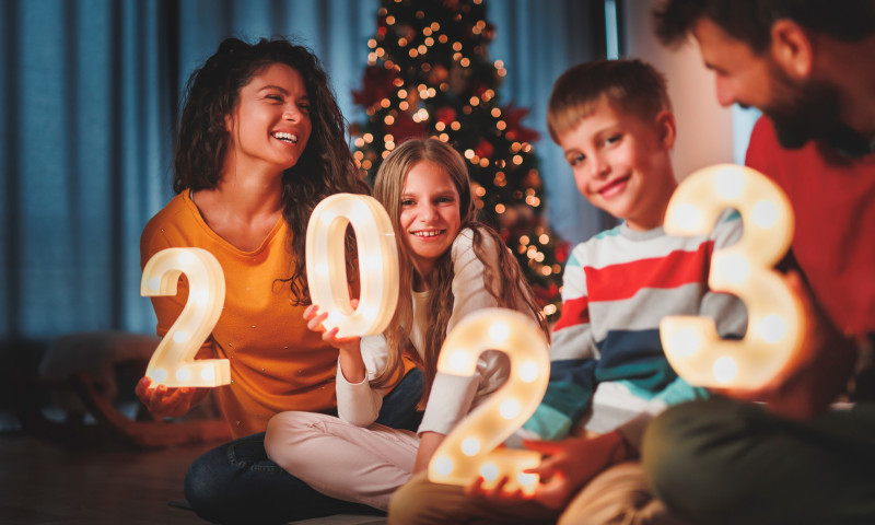 familie, revelion 2023