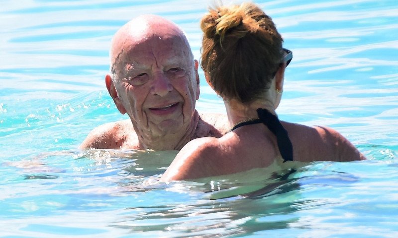 *PREMIUM-EXCLUSIVE* *MUST CALL FOR PRICING BEFORE USAGE* *PICTURES TAKEN ON 20/01/2023* 92-year old Billionaire Media Mogul Rupert Murdoch has revealed he is engaged to his girlfriend, 66-year old Ann Lesley Smith.