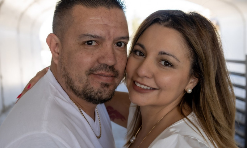 Celina Quinones și soțul ei Joseph/ Facebook