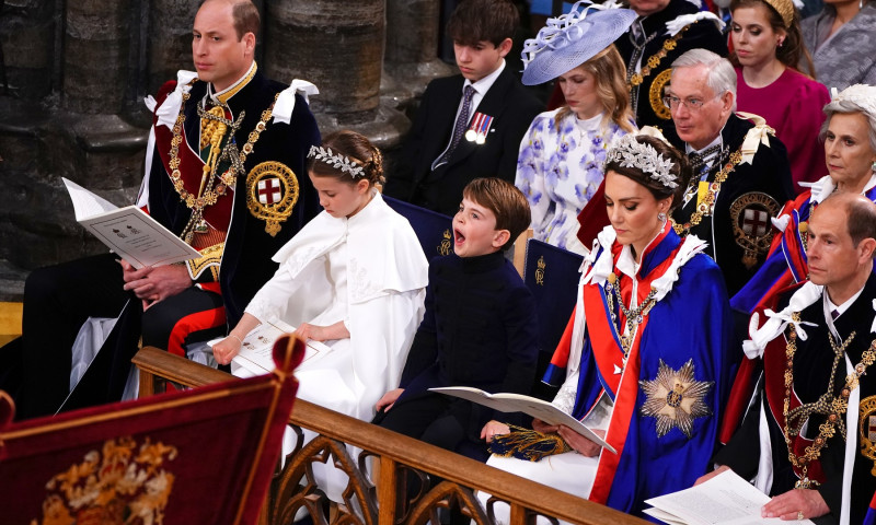 Prințul Louis, scene drăgălașe la încoronarea Regelui Charles/ Profimedia