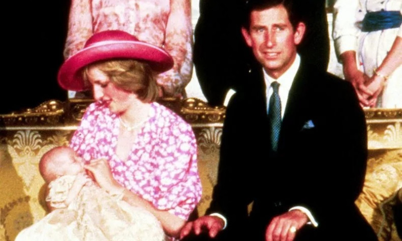 Prințesa Diana, prințul Charles și prințul William/ Profimedia
