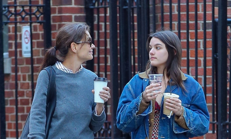 *EXCLUSIVE* Katie Holmes and Suri Cruise spotted together in NYC post-Suri's 18th birthday