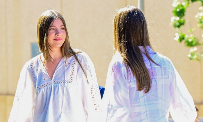 Spanish Princesses visit Jaume Plensa Studio, Barcelona, Spain - 9 Jul 2024