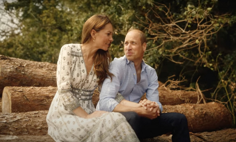 Momente din videoclipul în care Kate Middleton anunță că şi-a terminat chimioterapia/ Profimedia