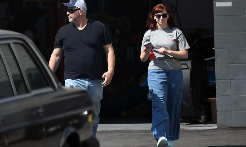 EXCLUSIVE: Matt LeBlanc Takes His Daughter Marina Car Shopping in Los Angeles