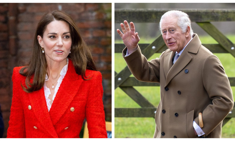 Kate Middleton și regele Charles