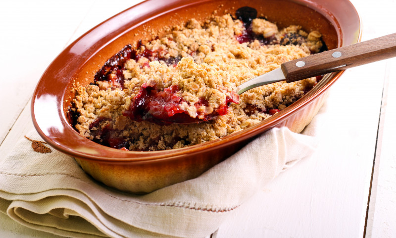 Crumble cu prune și ovăz/ Foto: Shutterstock