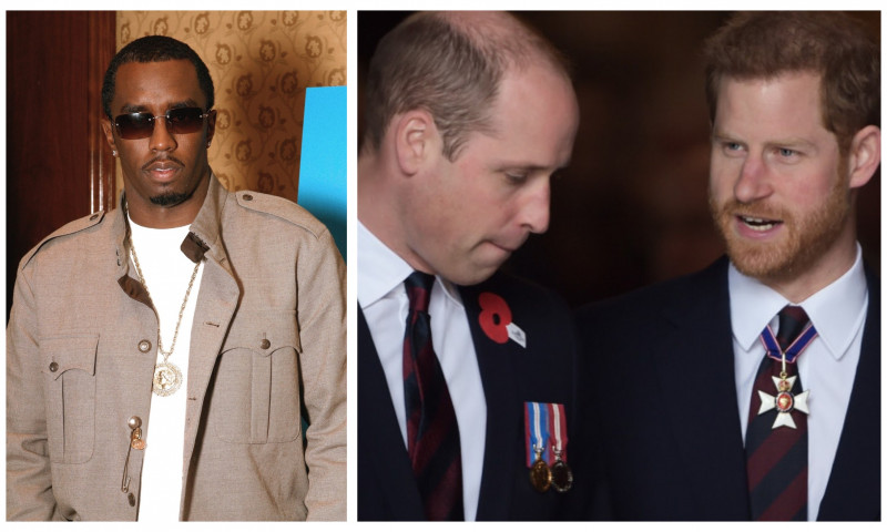 Sean „Diddy” Combs și Harry și William