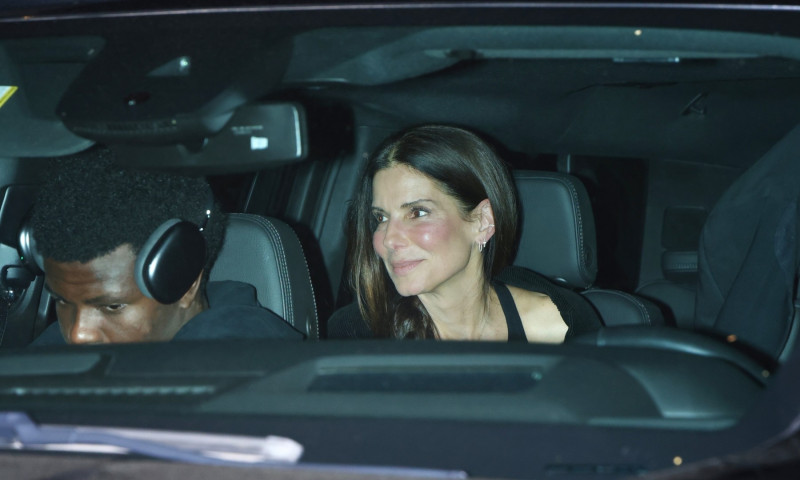 Sandra Bullock and son Louis spotted leaving Craig&apos;s in West Hollywood