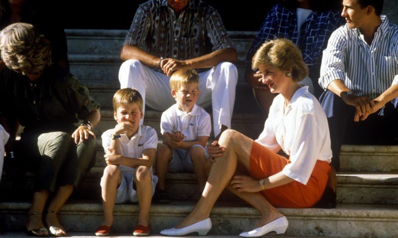 printul harry, printul william, printesa diana