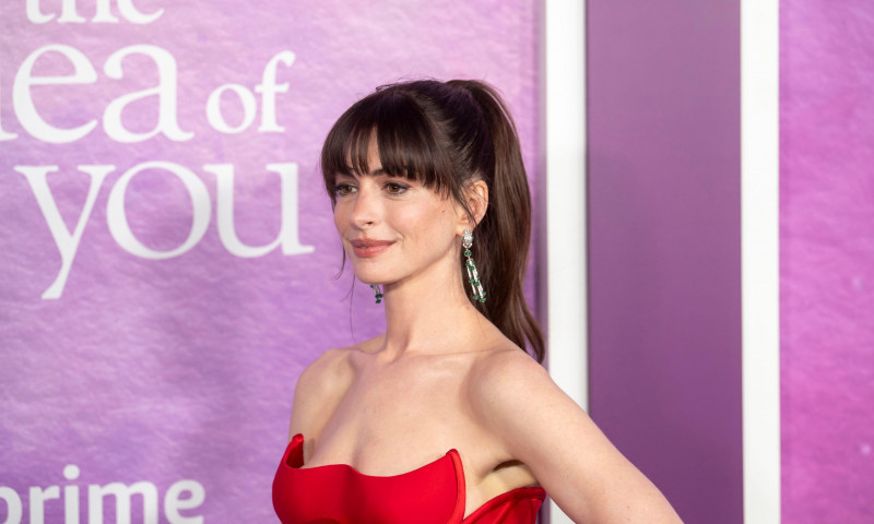 New York, United States. 29th Apr, 2024. Anne Hathaway attends the Prime Video&apos;s &quot;The Idea Of You&quot; New York premiere at Jazz at Lincoln Center. Credit: SOPA Images Limited/Alamy Live News