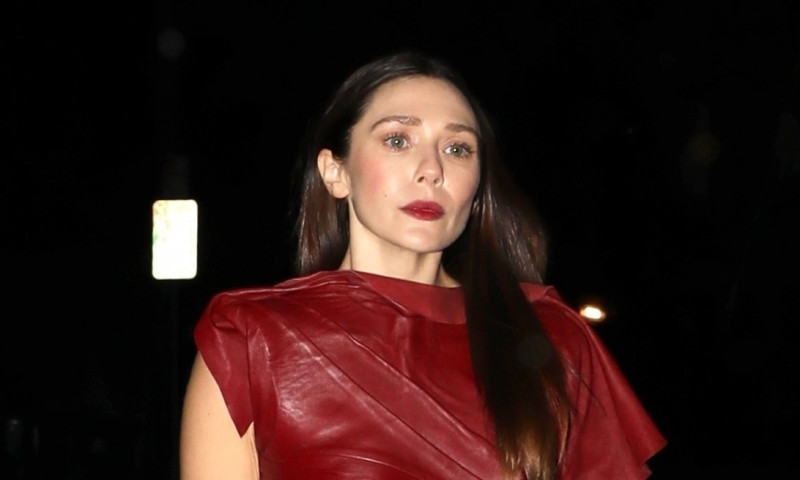 Elizabeth Olsen arrives at the Flaunt Magazine party in LA