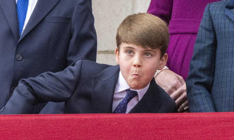 The Royal Family Watch A Military Procession And Flypast To Mark The 80th Anniversary Of VE Day