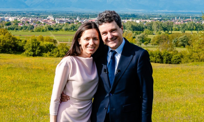 Nicușor Dan și Mirabela Grădinaru