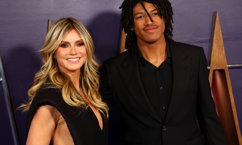 Heidi Klum și fiul ei, Henry Samuel/ Profimedia
