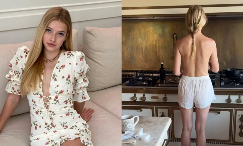 Apple Martin, reacție obraznică la adresa mamei sale, Gwyneth Paltrow, care a gătit topless în Italia/ Foto: Instagram