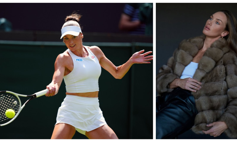 Model care joacă la Wimbledon