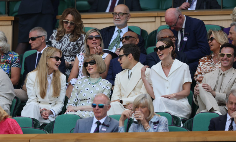 celebrități în tribune la Wimbledon