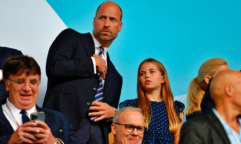 Prințul William și prințesa Charlotte/ Profimedia