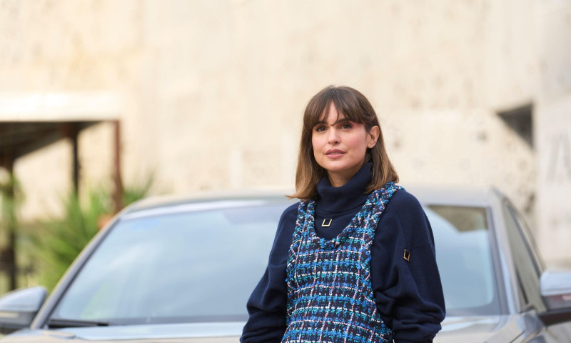 Donostia / San Sebastian. Spain. 20220923, Veronica Echegui attended &apos;Estepas, Audio Future Stories&apos; Photocall during 70th San Sebastian International Film Festival at Principe Cinema on September 23, 2022 in Donostia / San Sebastian, SpainDonostia / San