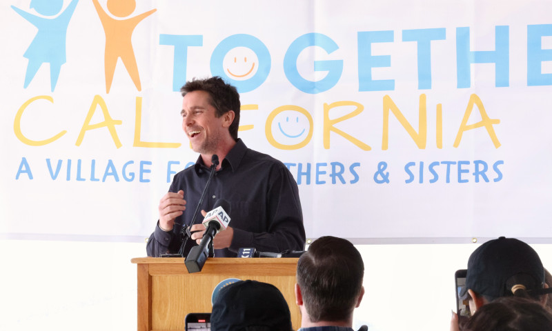 Together California Breaks Ground On New Foster Care Center With Co-Founder Christian Bale