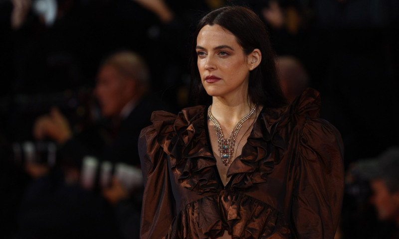 Venice. Italy. Riley Keough at the Jay Kelly premiere at the 84th Venice Film Festival. 28th August 2025. Ref:LMK430-S280825-001 Anfisa Polyushkevych/Landmark Media WWW.LMKMEDIA.COM